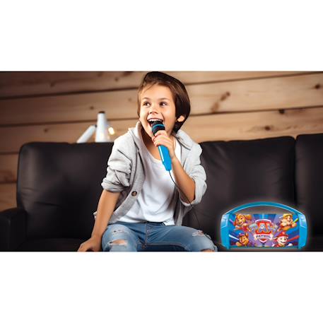 Enceinte bluetooth® sans-fil lumineuse avec micro pat patrouille BLEU 6 - vertbaudet enfant 