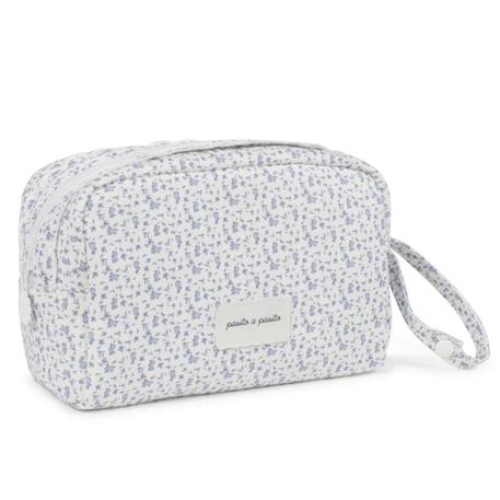 Trousse de toilette bébé en coton maison tender Bleu+Rose 3 - vertbaudet enfant 
