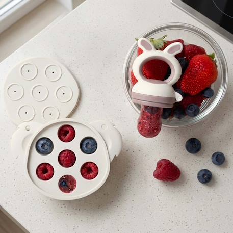 Moule à sorbet pour grignoteur bébé en silicone Beige 3 - vertbaudet enfant 