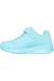 Baskets enfant fille légère souple Blanc+Bleu turquoise 8 - vertbaudet enfant 