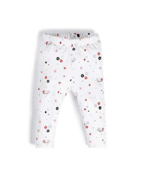 Pyjama 100% coton bébé fille Imprime blanc 4 - vertbaudet enfant 