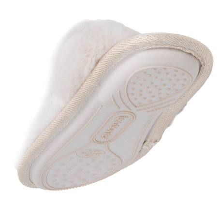 Chaussons mules chat fantaisie confort moelleux Gris+Ivoire+Rose chiné 11 - vertbaudet enfant 