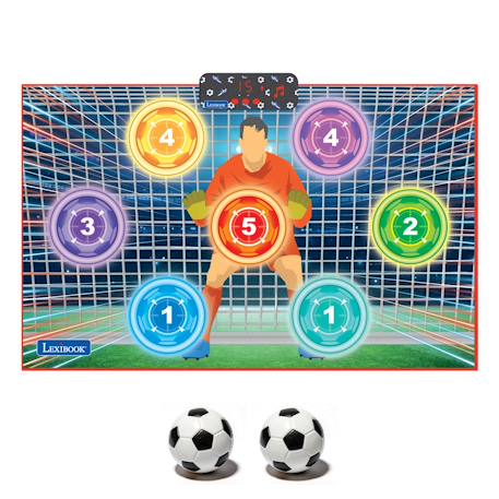 Tapis de tir football avec cibles lumineuses Blue and green 2 - vertbaudet enfant 