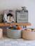 Panier de jeu kitchen Bleu sauge, gris clair, gris foncé, naturel 4 - vertbaudet enfant 
