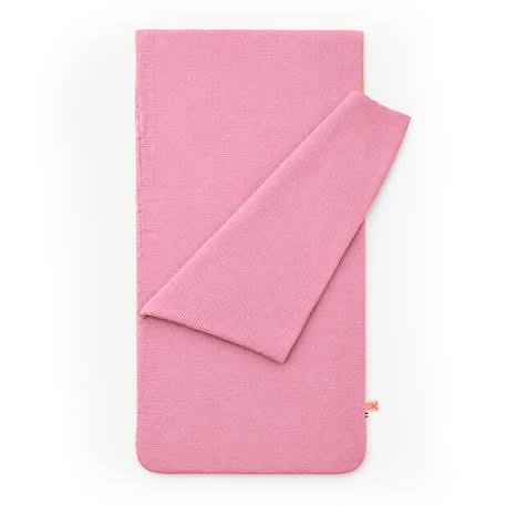 Sac de couchage enfant en coton bio Blanc+Fraise+Honey+Rose+Vert 19 - vertbaudet enfant 