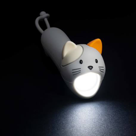 Lampe torche animaux en silicone pour enfants Beige+Bleu ciel+Camel+Écru+Gris+Marron+Orange+Rose+Taupe+Vert 30 - vertbaudet enfant 