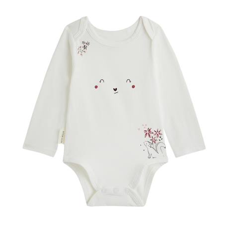 Lot de 3 bodies bébé manches longues misti Rose 5 - vertbaudet enfant 