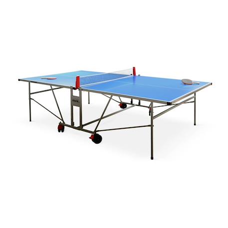 Table de ping pong outdoor, avec 2 raquettes et 3 balles, pour utilisation extérieure + housse en pvc Bleu+Gris 5 - vertbaudet enfant 