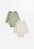 Lot de 2 bodies bébé manches longues misti Vert 1 - vertbaudet enfant 