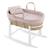 Couffin bébé matelassé avec support en bois Rose 2 - vertbaudet enfant 