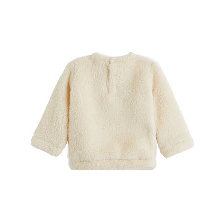 Sweat-shirt bébé en sherpa grace Vanille 3 - vertbaudet enfant 