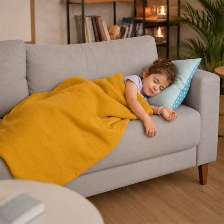 Sac de couchage enfant en coton bio Blanc+Fraise+Honey+Rose+Vert 18 - vertbaudet enfant 