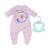 Grenouillère à pieds pour poupée baby born little Rose 2 - vertbaudet enfant 