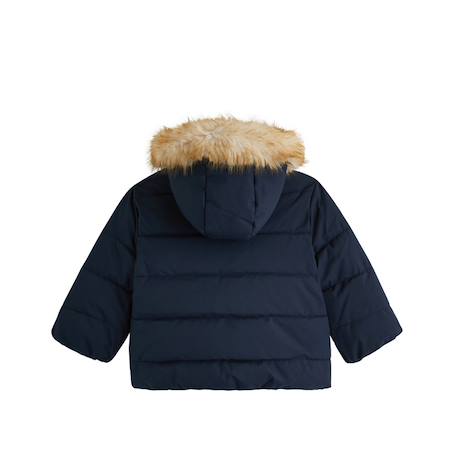Doudoune bébé imperméable doublée sherpa avec capuche adèle Bleu 3 - vertbaudet enfant 