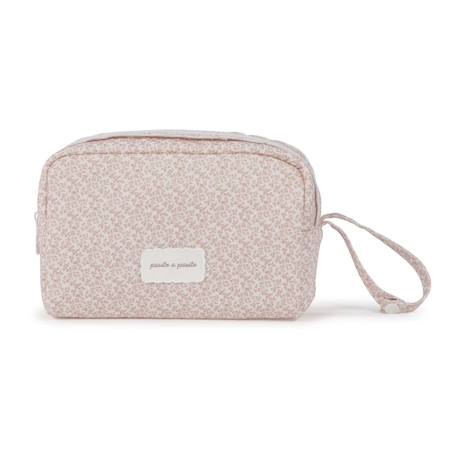 Trousse de toilette bébé en coton maison tender Bleu+Rose 6 - vertbaudet enfant 
