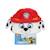 Peluche - plaid pat'patrouille - marcus Noir 1 - vertbaudet enfant 