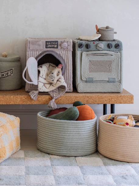 Panier de jeu machine à laver Gris perle, bleu sauge, gris foncé 1 - vertbaudet enfant 