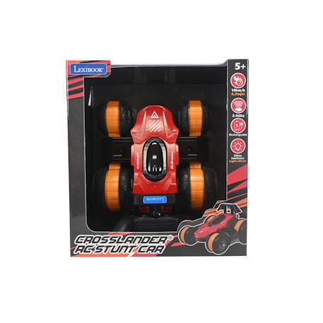 Crosslander® - voiture de cascade télécommandée tout-terrain lumineuse et rechargeable ! Rouge 5 - vertbaudet enfant 