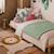 Housse d'edredon en coton bio Blanc+Fraise+Honey+Rose+Vert+Vichy 28 - vertbaudet enfant 