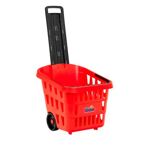 Chariot de courses enfant avec panier amovible Rouge 3 - vertbaudet enfant 