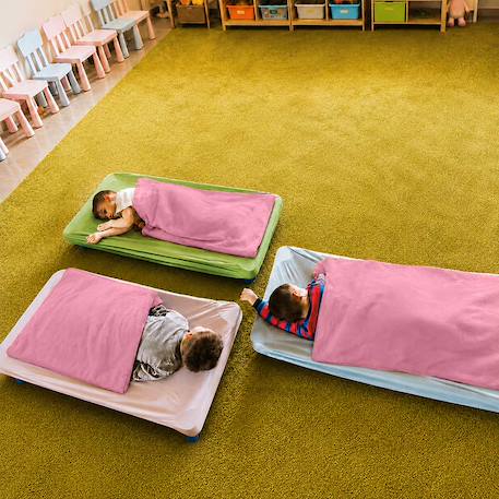Sac de couchage enfant en coton bio Blanc+Fraise+Honey+Rose+Vert 24 - vertbaudet enfant 