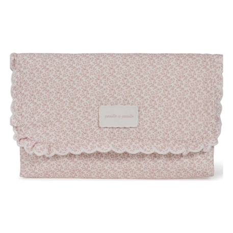 Tapis à langer nomade pliable imperméable maison tender Bleu+Rose 6 - vertbaudet enfant 