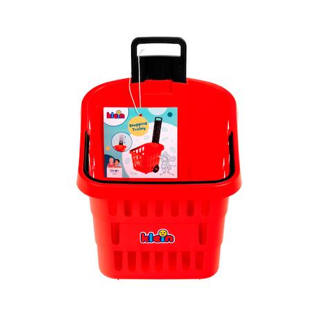 Chariot de courses enfant avec panier amovible Rouge 2 - vertbaudet enfant 