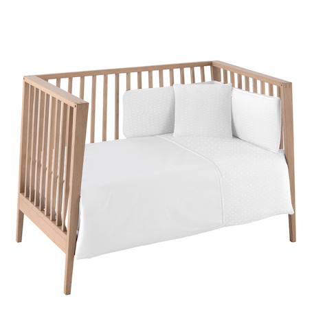 Jeu de literie pour lit bébé Beige+Rose 1 - vertbaudet enfant 