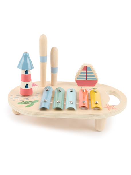 Table musicale en bois avec xylophone Océan+Printemps 2 - vertbaudet enfant 