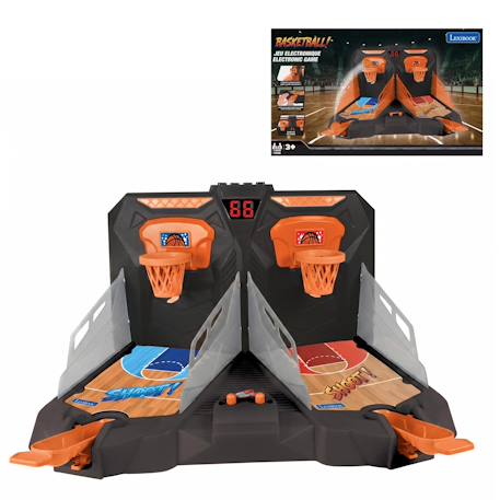 Jeu de basket électronique avec lumières et effets sonores pour 1 ou 2 joueurs Black and orange 1 - vertbaudet enfant 