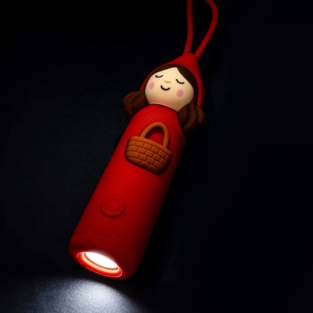 Lampe torche led enfant rechargeable contes de fées Bleu+Gris+Jaune+Rouge 21 - vertbaudet enfant 
