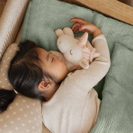 Sac de couchage enfant en coton bio Blanc+Fraise+Honey+Rose+Vert 28 - vertbaudet enfant 