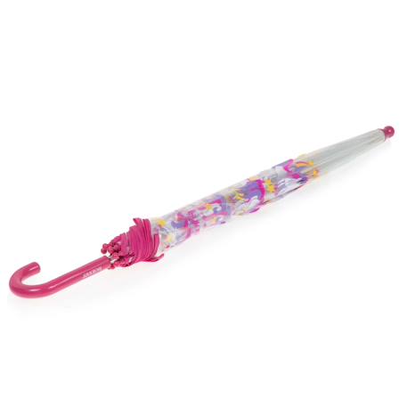 Parapluie cloche transparent, ouverture facile et sécurisante Pvc/cosmonaute+Pvc/licorne étoile+Pvc/papillons 9 - vertbaudet enfant 