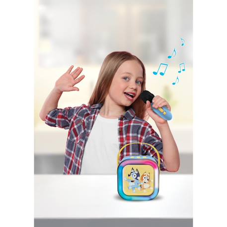Enceinte karaoké portable bluey avec un microphone sans fil BLEU 6 - vertbaudet enfant 