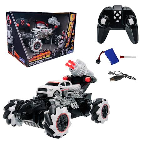 Crosslander® rc shoot avec effets sonores et lumineux White/orange 1 - vertbaudet enfant 