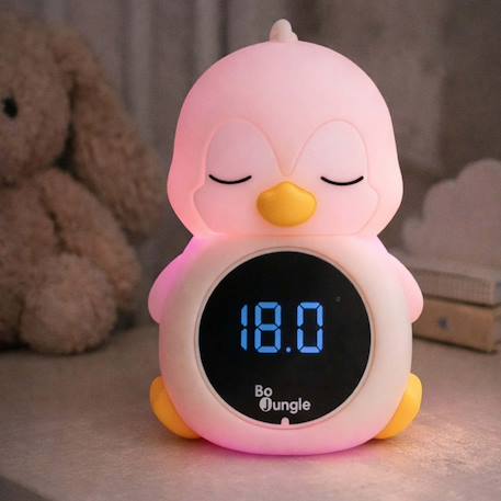 Thermomètre de bain et chambre digital 3 en 1 avec veilleuse pingouin Blanc 5 - vertbaudet enfant 