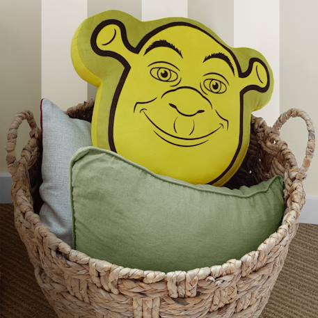 Coussin forme imprimé 100% polyester, shrek Vert 3 - vertbaudet enfant 