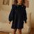 Robe enfant en velours côtelé ilana Bleu 6 - vertbaudet enfant 