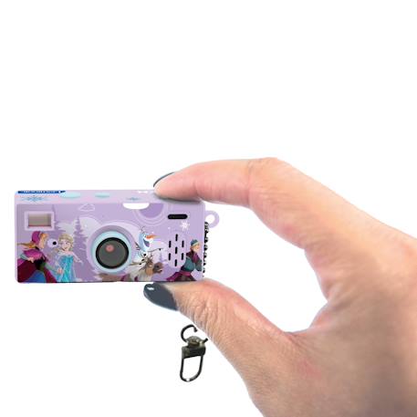 Appareil photo numérique miniature porte-clés la reine des neiges avec mémoire flash intégrée Violet 3 - vertbaudet enfant 