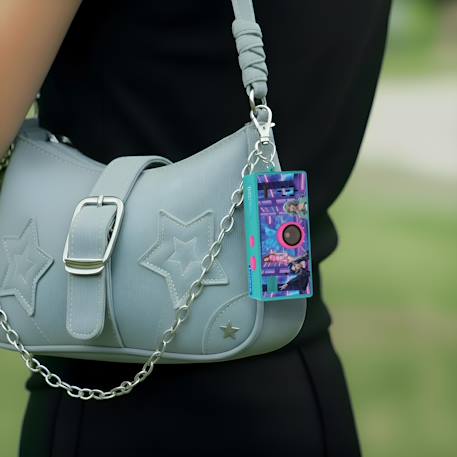 Appareil photo numérique miniature porte-clés k-pop avec mémoire flash intégrée Violet 4 - vertbaudet enfant 