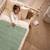Housse d'edredon en coton bio Blanc+Fraise+Honey+Rose+Vert+Vichy 30 - vertbaudet enfant 