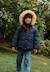 Doudoune enfant imperméable doublée sherpa avec capuche adèle Bleu 1 - vertbaudet enfant 