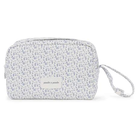 Trousse de toilette bébé en coton maison tender Bleu+Rose 1 - vertbaudet enfant 