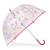 Parapluie cloche transparent, ouverture facile et sécurisante Pvc/cosmonaute+Pvc/licorne étoile+Pvc/papillons 7 - vertbaudet enfant 
