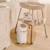 Poubelle à couches purebin hermétique 10 l compatible avec les sacs universels Beige sand+Grey+White 2 - vertbaudet enfant 