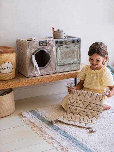 Panier de jeu machine à laver Gris perle, bleu sauge, gris foncé 6 - vertbaudet enfant 