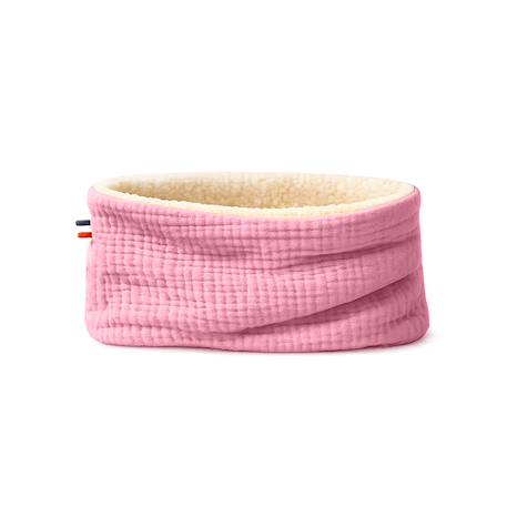 Tour de cou en coton bio Fraise+Honey+Rose+Vert 13 - vertbaudet enfant 
