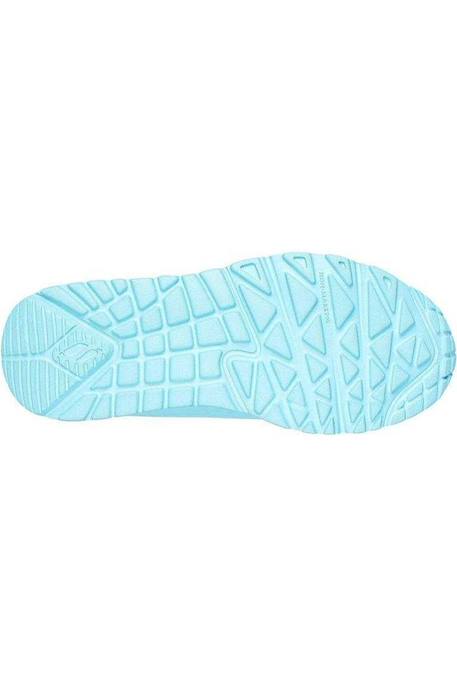 Baskets enfant fille légère souple Blanc+Bleu turquoise 10 - vertbaudet enfant 