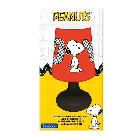 Mini lampe de chevet veilleuse sans fil peanuts Orange 5 - vertbaudet enfant 