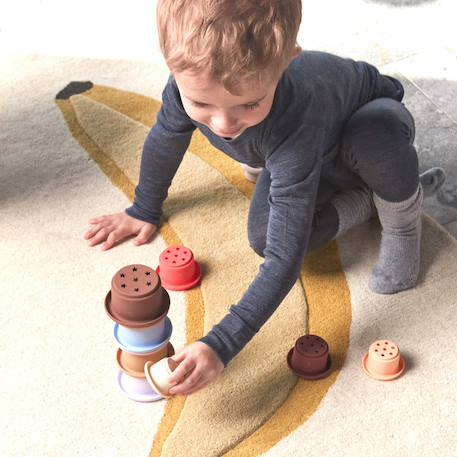 Gobelet enfant en silicone Bleu+Rose 4 - vertbaudet enfant 